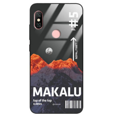 ETUI BLACK CASE GLASS NA TELEFON XIAOMI REDMI NOTE 6 / 6 PRO  ST_TCL-103