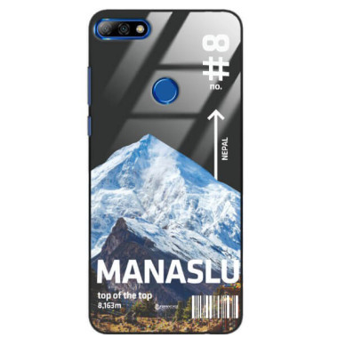 ETUI BLACK CASE GLASS NA TELEFON HUAWEI Y7 PRIME 2018 ST_TCL-105