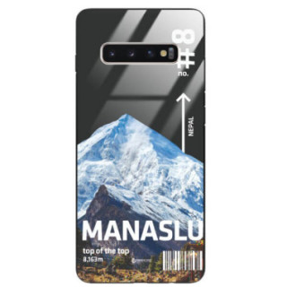 ETUI BLACK CASE GLASS NA TELEFON SAMSUNG GALAXY S10 PLUS ST_TCL-105