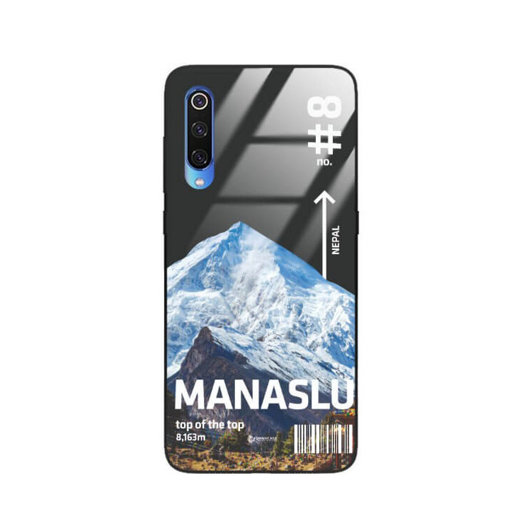 ETUI BLACK CASE GLASS NA TELEFON XIAOMI MI 9 ST_TCL-105