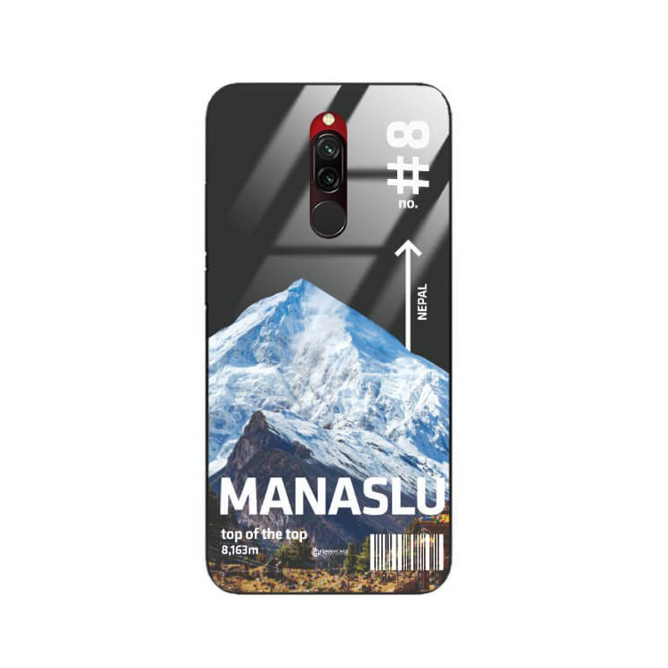 ETUI BLACK CASE GLASS NA TELEFON XIAOMI REDMI 8 ST_TCL-105