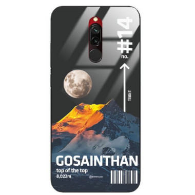 ETUI BLACK CASE GLASS NA TELEFON XIAOMI REDMI 8 ST_TCL-106