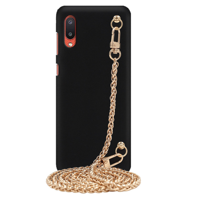 ETUI SMOOTH Z ŁAŃCUSZKIEM BLINK 51 NA TELEFON  SAMSUNG GALAXY M02 4G CZARNY