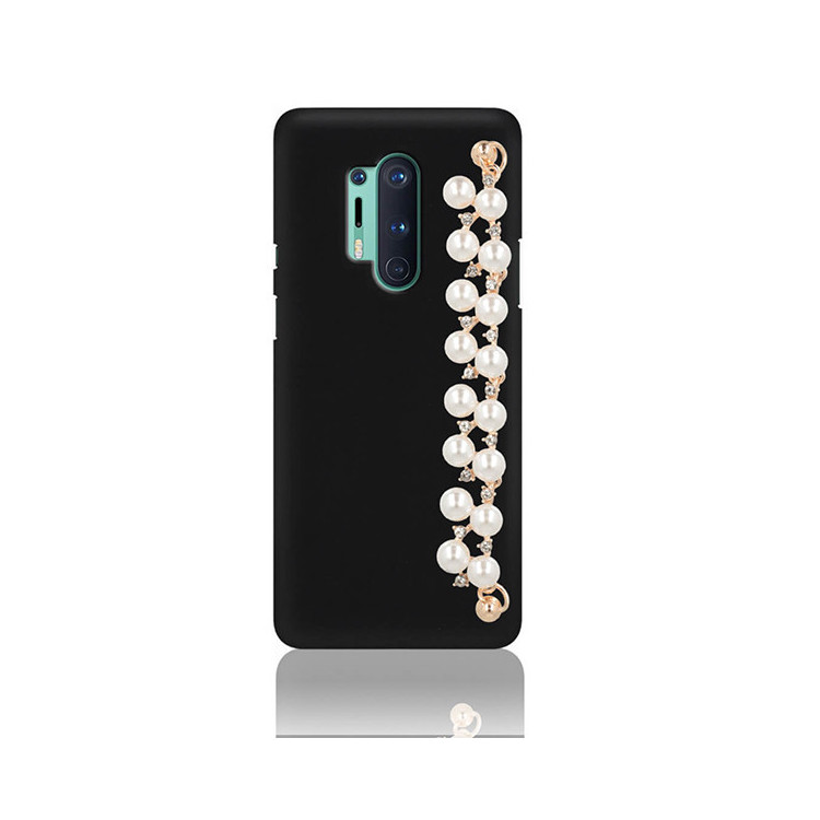 ETUI SMOOTH Z ŁAŃCUSZKIEM BLINK 7 NA TELEFON  ONEPLUS 8 PRO CZARNY