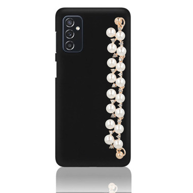 ETUI SMOOTH Z ŁAŃCUSZKIEM BLINK 7 NA TELEFON  SAMSUNG GALAXY M52 5G CZARNY