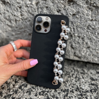 ETUI SMOOTH Z ŁAŃCUSZKIEM BLINK 7 NA TELEFON  SAMSUNG GALAXY M52 5G CZARNY