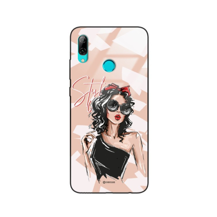 ETUI BLACK CASE GLASS NA TELEFON HUAWEI P SMART 2019 ST_BAB-100