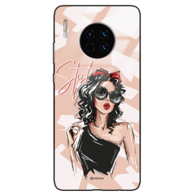 ETUI BLACK CASE GLASS NA TELEFON HUAWEI MATE 30 ST_BAB-100