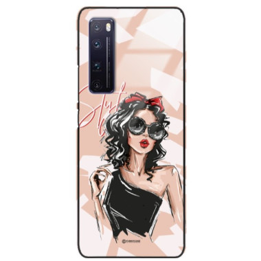 ETUI BLACK CASE GLASS NA TELEFON HUAWEI NOVA 7 PRO ST_BAB-100