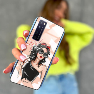 ETUI BLACK CASE GLASS NA TELEFON HUAWEI NOVA 7 PRO ST_BAB-100