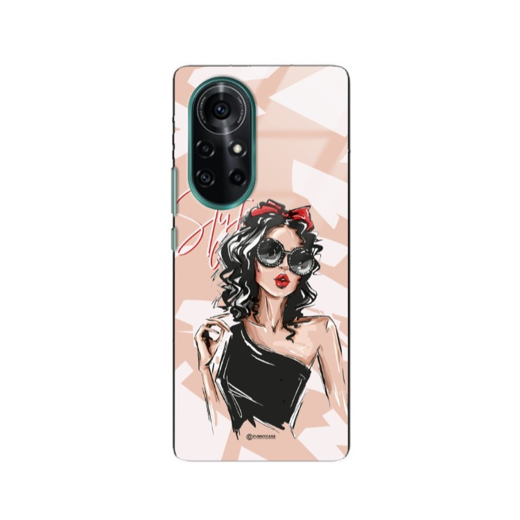 ETUI BLACK CASE GLASS NA TELEFON HUAWEI NOVA 8 ST_BAB-100