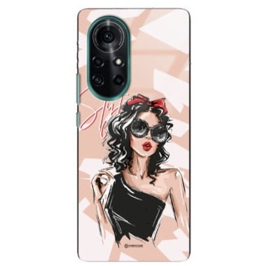 ETUI BLACK CASE GLASS NA TELEFON HUAWEI NOVA 8 ST_BAB-100