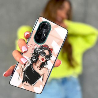 ETUI BLACK CASE GLASS NA TELEFON HUAWEI NOVA 8 PRO ST_BAB-100