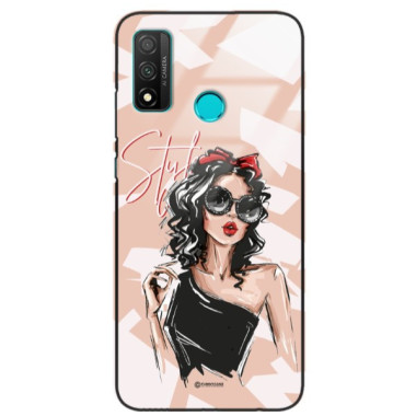 ETUI BLACK CASE GLASS NA TELEFON HUAWEI P SMART 2020 ST_BAB-100