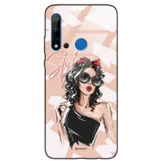 ETUI BLACK CASE GLASS NA TELEFON HUAWEI P20 LITE 2019 /...