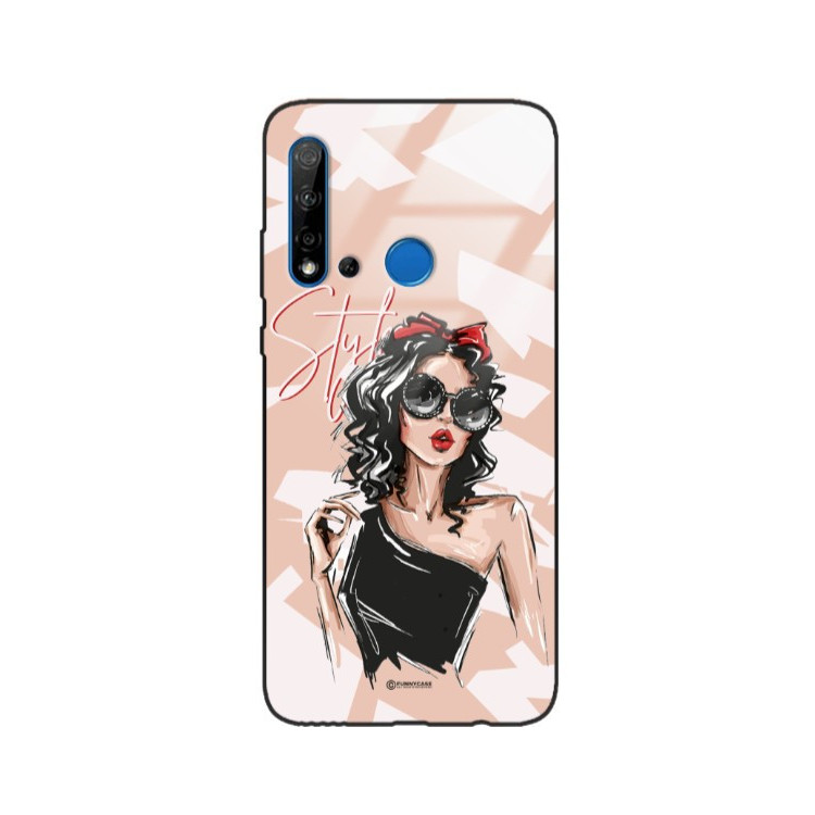 ETUI BLACK CASE GLASS NA TELEFON HUAWEI P20 LITE 2019 / NOVA 5I  ST_BAB-100