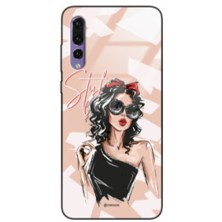 ETUI BLACK CASE GLASS NA TELEFON HUAWEI P20 PRO ST_BAB-100