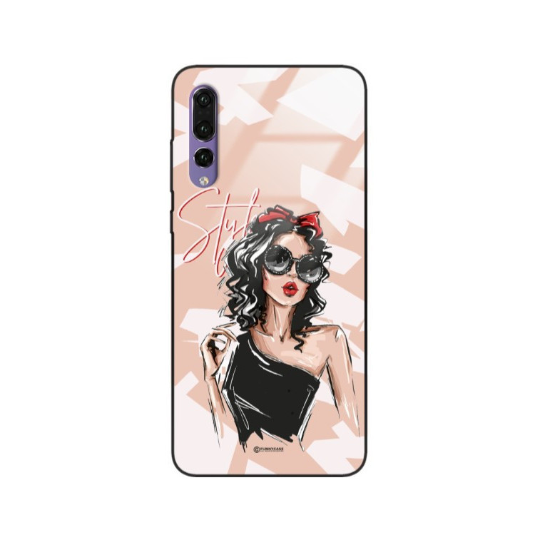 ETUI BLACK CASE GLASS NA TELEFON HUAWEI P20 PRO ST_BAB-100