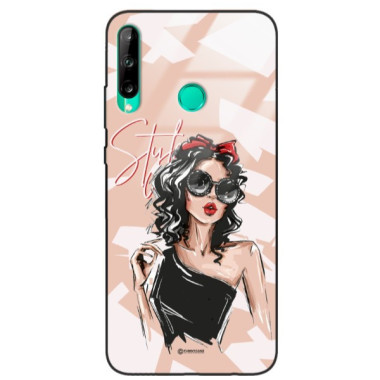 ETUI BLACK CASE GLASS NA TELEFON HUAWEI P40 LITE E / Y7P ST_BAB-100