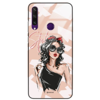 ETUI BLACK CASE GLASS NA TELEFON HUAWEI Y6P ST_BAB-100