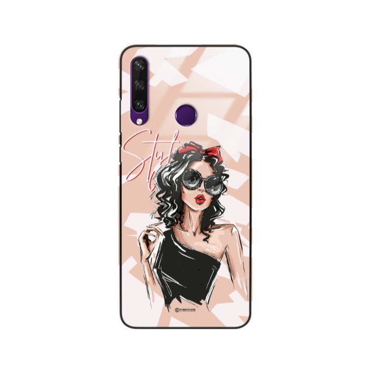 ETUI BLACK CASE GLASS NA TELEFON HUAWEI Y6P ST_BAB-100