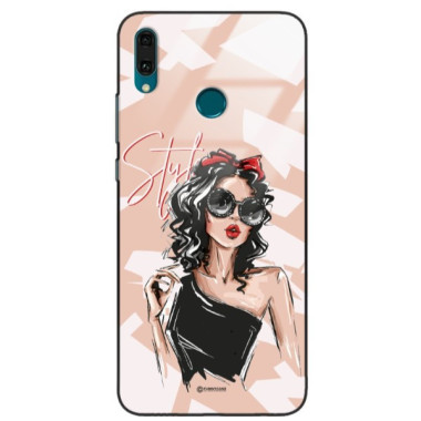 ETUI BLACK CASE GLASS NA TELEFON HUAWEI Y9 2019 ST_BAB-100