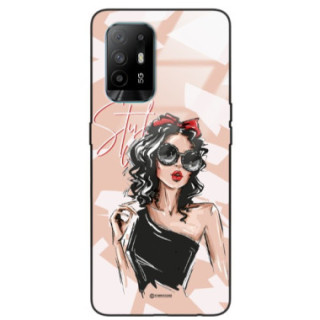 ETUI BLACK CASE GLASS NA TELEFON OPPO RENO 5 LITE / RENO 5F / A94 4G ST_BAB-100