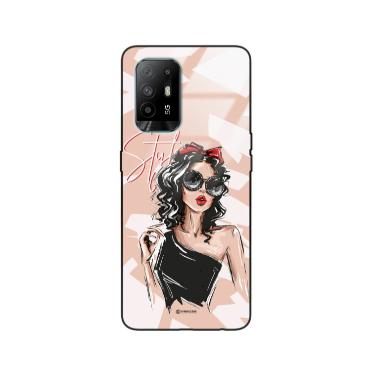 ETUI BLACK CASE GLASS NA TELEFON OPPO RENO 5 LITE / RENO 5F / A94 4G ST_BAB-100