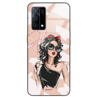 ETUI BLACK CASE GLASS NA TELEFON OPPO K9 ST_BAB-100