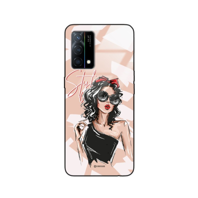 ETUI BLACK CASE GLASS NA TELEFON OPPO K9 ST_BAB-100