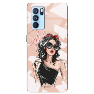 ETUI BLACK CASE GLASS NA TELEFON OPPO RENO 6 5G ST_BAB-100