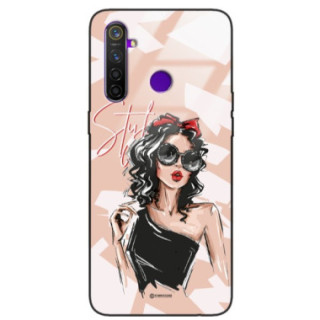 ETUI BLACK CASE GLASS NA TELEFON REALME 5 PRO ST_BAB-100