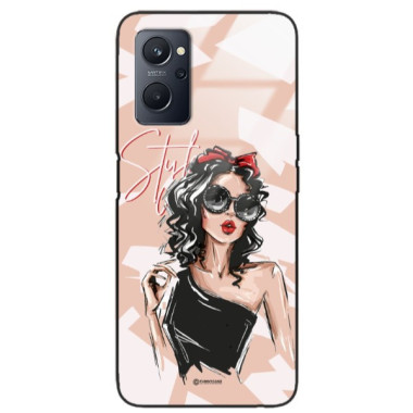 ETUI BLACK CASE GLASS NA TELEFON REALME 9i ST_BAB-100