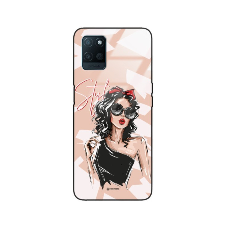 ETUI BLACK CASE GLASS NA TELEFON REALME V11 ST_BAB-100