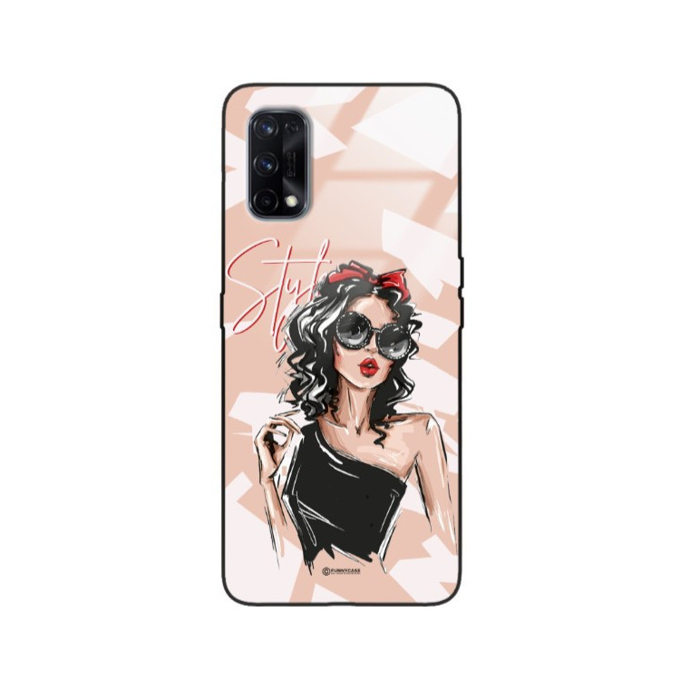 ETUI BLACK CASE GLASS NA TELEFON REALME X7 ST_BAB-100