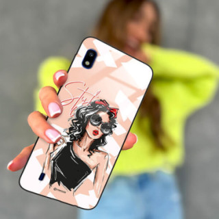 ETUI BLACK CASE GLASS NA TELEFON SAMSUNG GALAXY A10 ST_BAB-100
