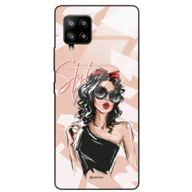 ETUI BLACK CASE GLASS NA TELEFON SAMSUNG GALAXY A42 5G ST_BAB-100