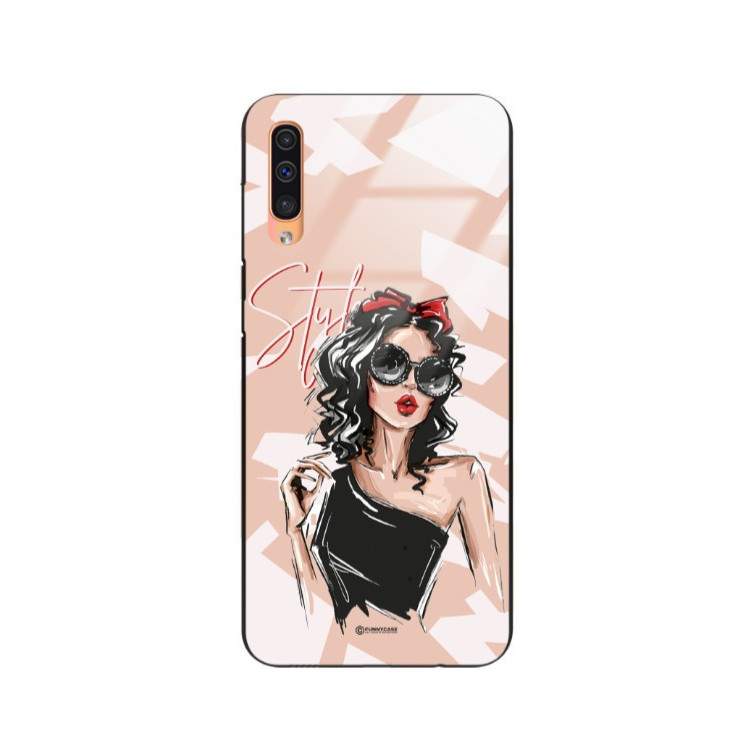 ETUI BLACK CASE GLASS NA TELEFON SAMSUNG GALAXY A50 / A30S / A50S ST_BAB-100