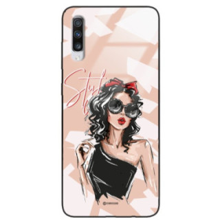 ETUI BLACK CASE GLASS NA TELEFON SAMSUNG GALAXY A70 /...