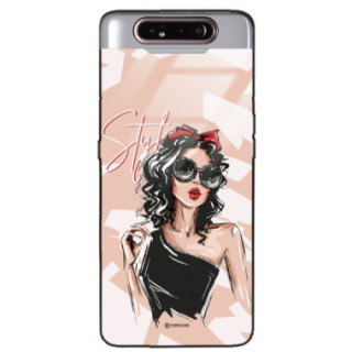 ETUI BLACK CASE GLASS NA TELEFON SAMSUNG GALAXY A80...