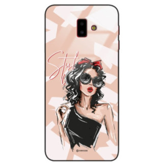 ETUI BLACK CASE GLASS NA TELEFON SAMSUNG GALAXY J6 PLUS...