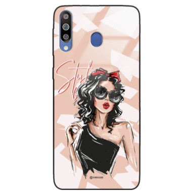 ETUI BLACK CASE GLASS NA TELEFON SAMSUNG GALAXY M30 ST_BAB-100