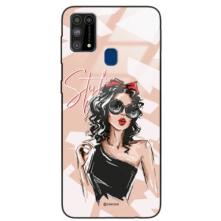 ETUI BLACK CASE GLASS NA TELEFON SAMSUNG GALAXY M31 ST_BAB-100