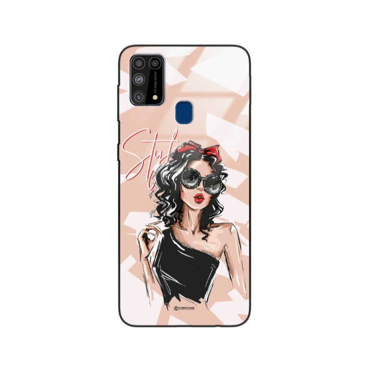 ETUI BLACK CASE GLASS NA TELEFON SAMSUNG GALAXY M31 ST_BAB-100