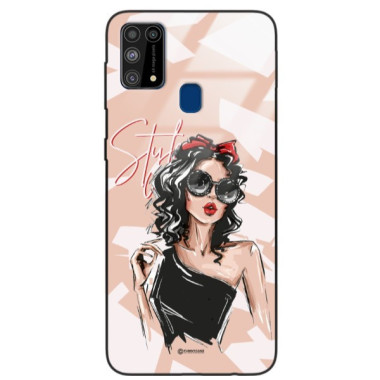ETUI BLACK CASE GLASS NA TELEFON SAMSUNG GALAXY M31 ST_BAB-100