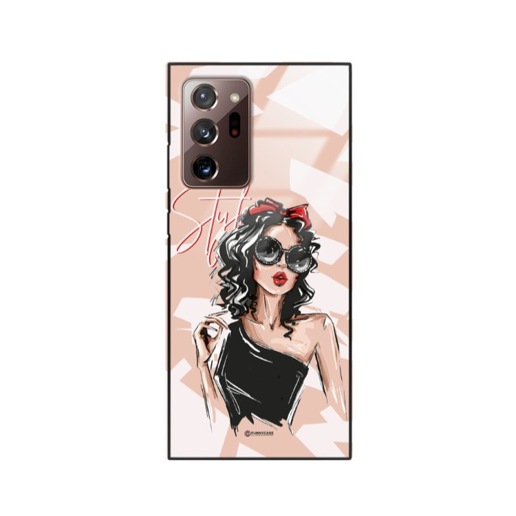ETUI BLACK CASE GLASS NA TELEFON SAMSUNG GALAXY NOTE 20 ULTRA / NOTE 20 PLUS ST_BAB-100