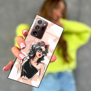 ETUI BLACK CASE GLASS NA TELEFON SAMSUNG GALAXY NOTE 20 ULTRA / NOTE 20 PLUS ST_BAB-100