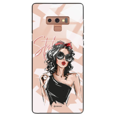 ETUI BLACK CASE GLASS NA TELEFON SAMSUNG GALAXY NOTE 9 ST_BAB-100