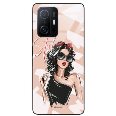 ETUI BLACK CASE GLASS NA TELEFON XIAOMI 11T 5G / 11T PRO 5 ST_BAB-100