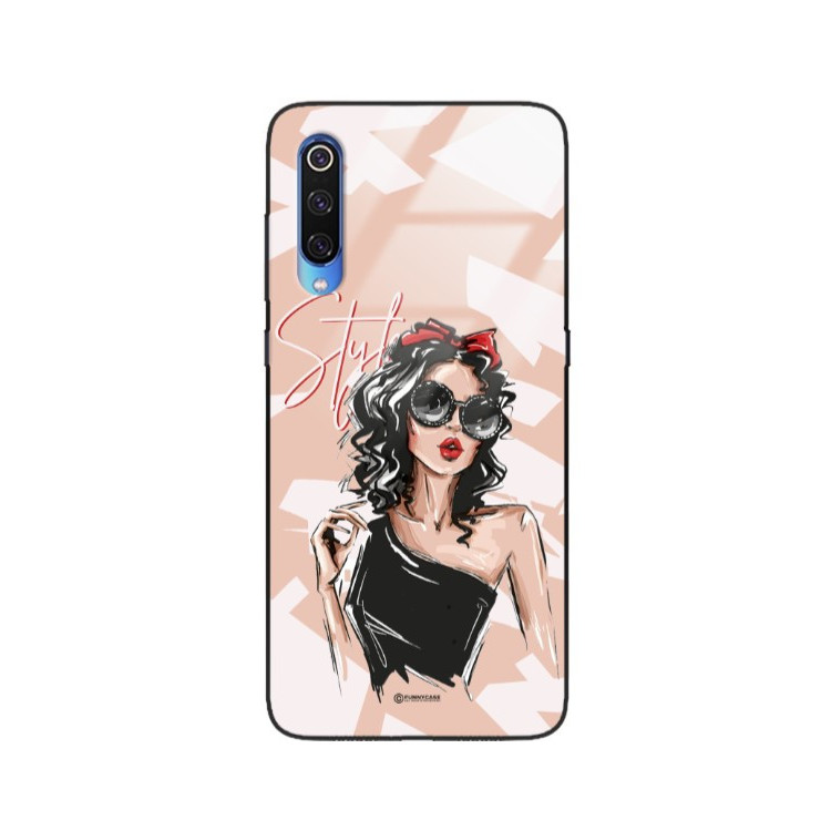 ETUI BLACK CASE GLASS NA TELEFON XIAOMI MI 9 ST_BAB-100